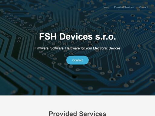 fsh devices s.r.o. - firmware, software, hardware for your electronic devices