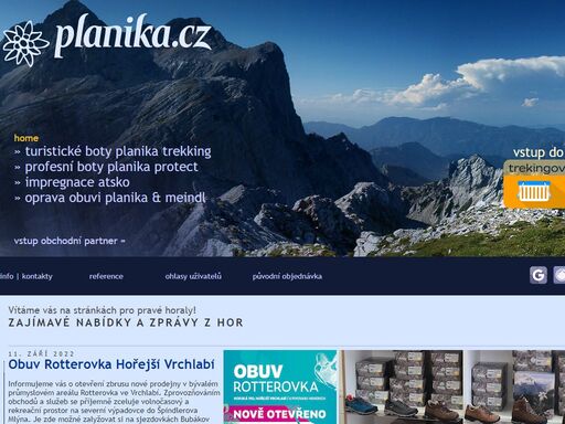 viking outdoor - specializovaný shop - trekingová i pracovní obuv planika, protect, meindl - impregnace a prací prostředky atsko