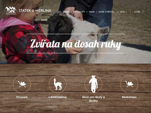 staňte se patronem některého z obyvatel našeho statku.