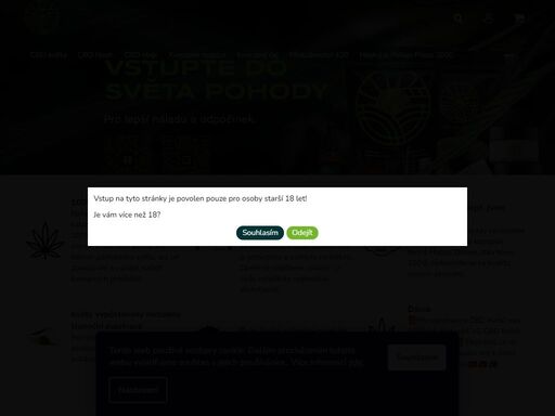 homepage, happy dream konopná farma