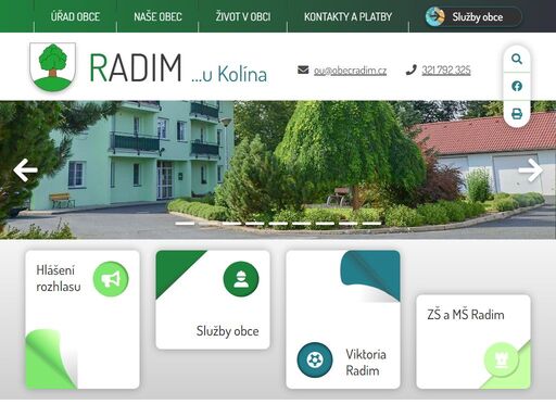 obec radim u kolína - oficiální stránky. obec radim leží u města pečky na trase praha-kolín.