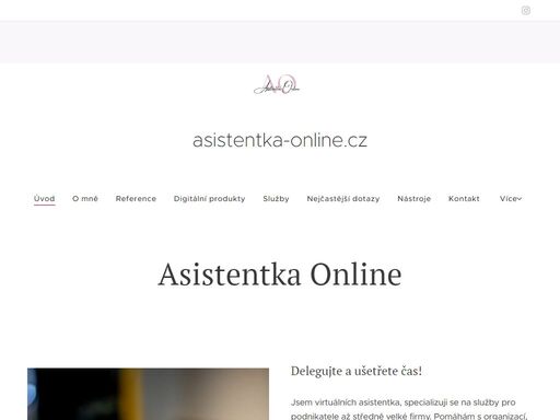 jsem virtuálních asistentka, specializuji se na služby pro podnikatele až středně velké firmy. pomáhám s organizací, komunikací a správou sociálních sítí, abyste měli více času na svou práci a rozvoj vašeho podnikání. delegujte mi dílčí úkoly a já se postarám o zbytek.