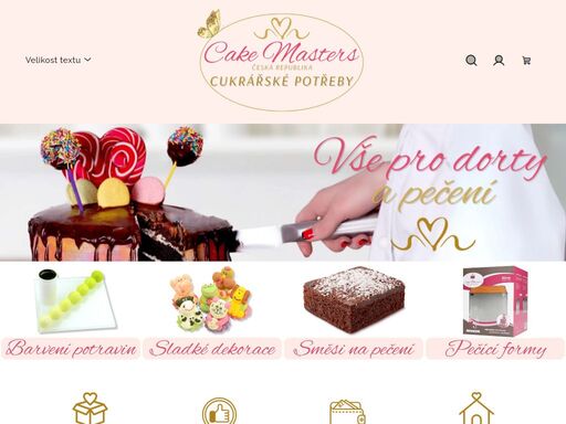 kvalitní pomůcky pro cukráře za skvělé ceny. nabízíme  cukrářské potřeby a vše pro pečení dortů i vánočního cukroví. doručujeme za 49 kč veškeré dortové pomůcky jsou skladem.