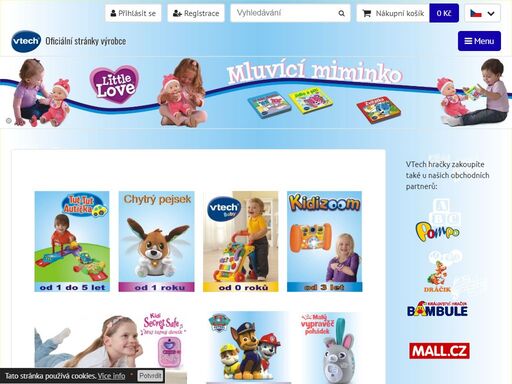 vtech, kidizoom, tut tut autíčka, tůt tůt, mluvící miminko, little love, fisher price, chodítko, chodítko vtech, kidiminiz, míček, vzdělávací hračky