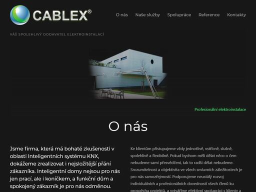 spolehlivý dodavatel elektroinstalací. realizace inteligentní instalace knx, kompletní služby v oboru elektro.