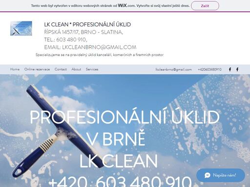 jsme profesionální úklidová firma s vyškoleným a prověřeným úklidovým personálem, 15ti letou praxí, která se specializuje na úklid kancelářských, obchodních a komerčních prostor.
dodáváme kompletní službu za příznivé ceny. 



