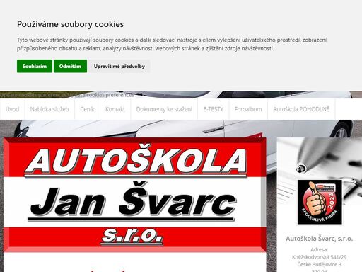 www.autoskolasvarc.cz