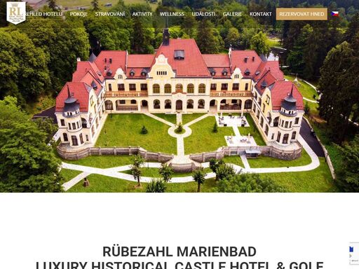 rübezahl marienbad historical castle hotel is a luxurious hotel ideal for relaxation, golf & congress tourism, family vacation, spa and massages.
