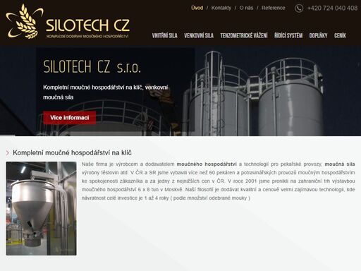 silotech cz s.r.o. moučná sila a moučné hospodářství. výrobce a dodavatel moučného hospodářství a technologii pro pekařské provozy.