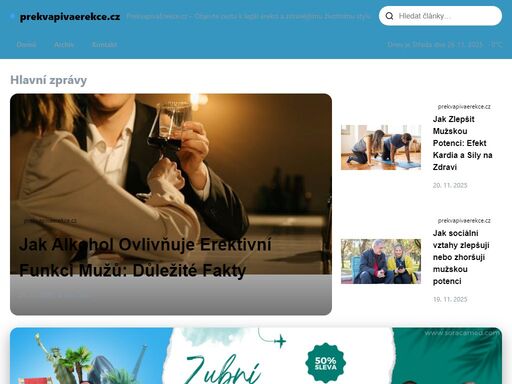 odborné rady, tipy a návody pro zlepšení erekce, zvýšení sexuální výkonnosti a celkové mužské zdraví.