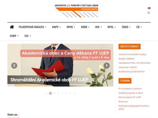 filozofická fakulta univerzity jana evangelisty purkyně v ústí nad labem.