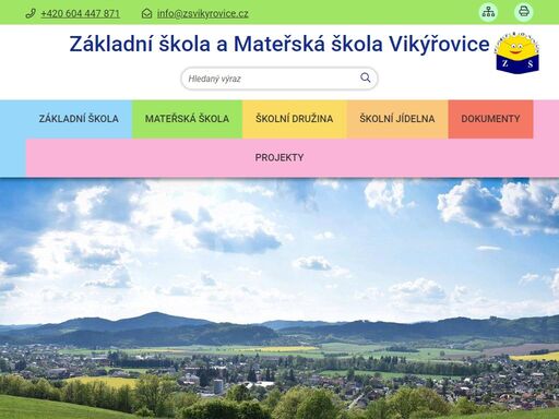 oficiální stránky zš a mš