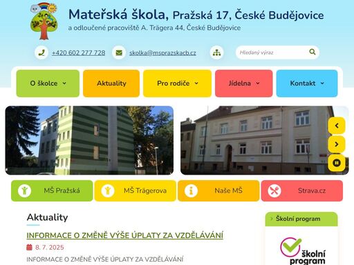 mateřská škola, pražská 17, české budějovice