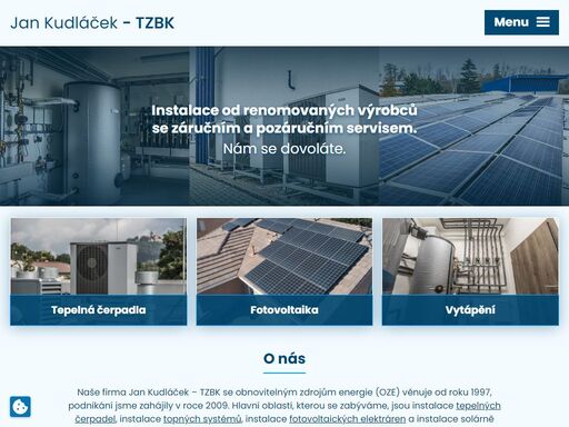 zařídíme pro vás instalaci tepelných čerpadel, topných systémů, fotovoltaických elektráren a solárně termických systémů. zavolejte, nám se dovoláte.