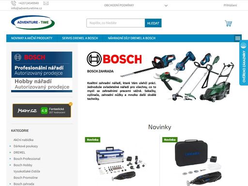 prodej a servis elektrického nářadí a příslušenství bosch dremel