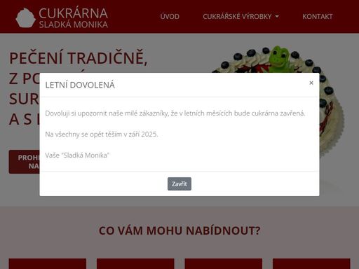 pečení zákusků, dortů, minizákusků a vánočního cukroví na zakázku. praha