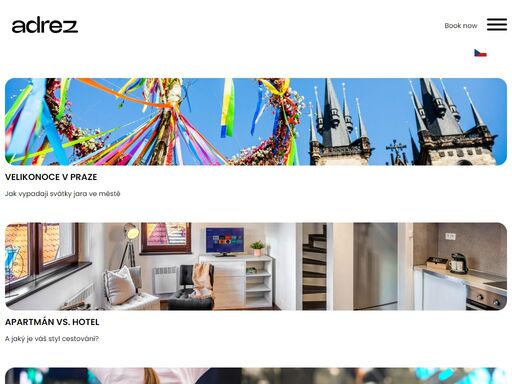 pobyt na nejlepší adrez v praze | online registrace | bezkontaktní check-in | záruka nejlepší ceny 