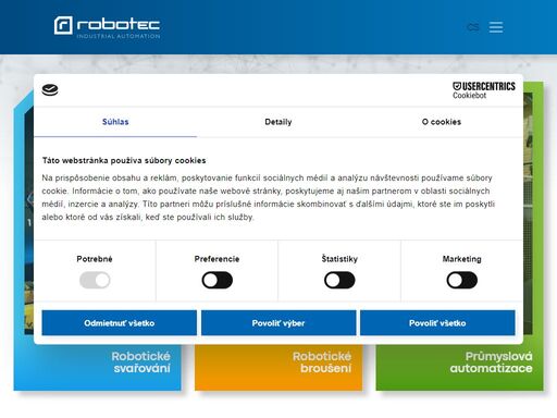 robotec je váš silný partner v oblasti robotického svařování, průmyslové automatizace a robotického broušení. i vám pomůžeme automatizovat procesy.