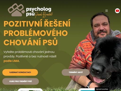 nejen jako psycholog psů, ale i z vlastní zkušenosti vím, jaký je to pocit mít psa a řešit problémové chování, proto nabízím pozitivní způsob jeho řešení.