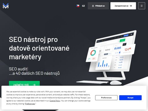 marketing miner je seo nástroj, který vám pomůže s analýzou klíčových slov, seo auditem, link buildingem a analýzou konkurence.