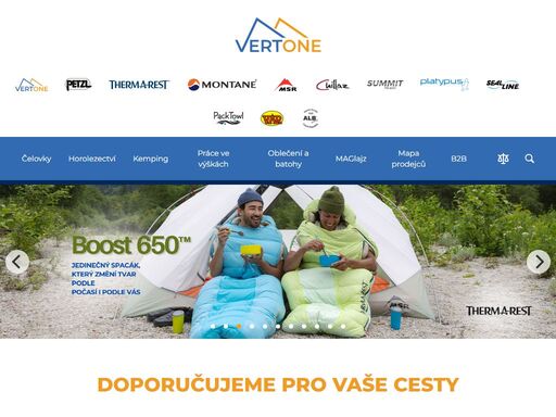distribuce a obchodní činnost outdoorových značek  petzl, thermarest, msr, montane, chillaz, platypus, sealline, packtowel, summit to eat, vae a alb. poskytujeme revize materiálu, školení a servis. ochrana proti pádu a práci ve výškách a nad volnou hloubkou.
