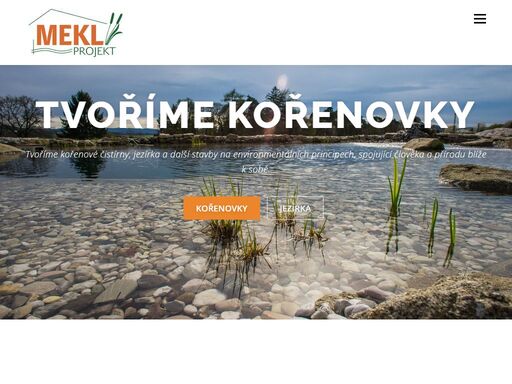 tvoříme kořenové čističky, zahradní jezírka a další stavby na environmentálních principech. kořenová čistička od návrhu po realizaci - projekt a stavba kdekoliv v čr.