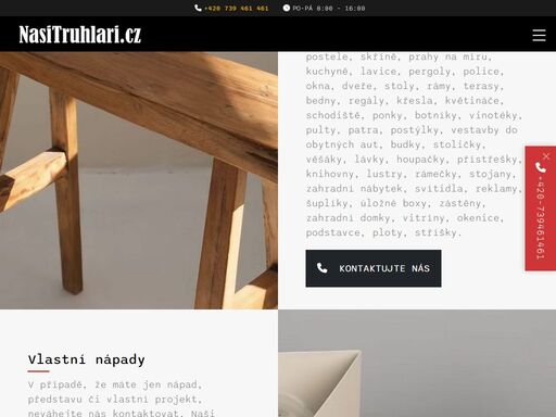 kompletní truhlářská výroba na míru. vyrábíme nábytek, postele, skříně, kuchyně a další vybavení pro váš domov. kvalitní zpracování za příznivé ceny