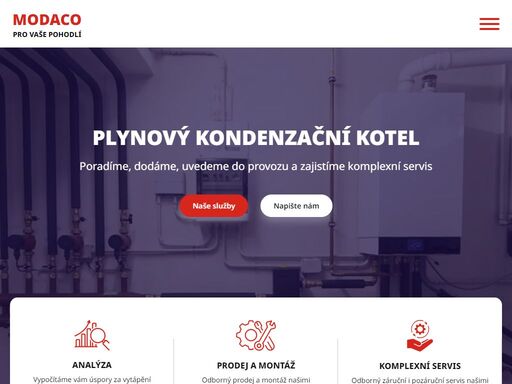 modaco - group, s.r.o. vám zajiští prodej, servis, záruční a pozáruční opravy topné techniky, technické poradenství, montáž i havarijní službu.