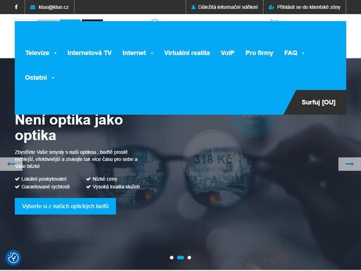 kabelová televize ústí nad orlicí spol, s r.o. je lokálním poskytovatelem kabelové televize, internetu, telefonních voip a gsm služeb.