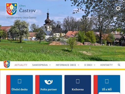 oficiální web obce častrov  a jejich místních částí častrov, ctiboř, jakubín, metánov, peledc, perky