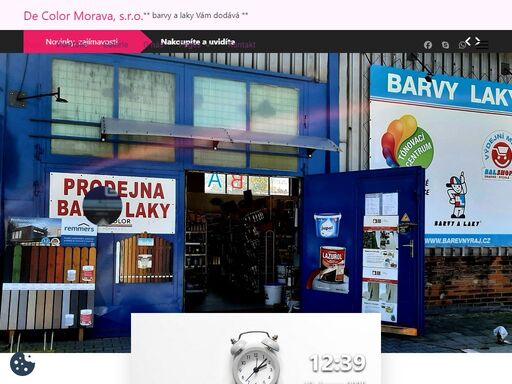 de color morava, s.r.o. - regionální prodejce barev a laků úspěšné společnosti barevný ráj