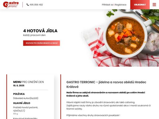 naše firma se zabývá stravováním a rozvozem obědů po celém hradci králové a jeho okolí.