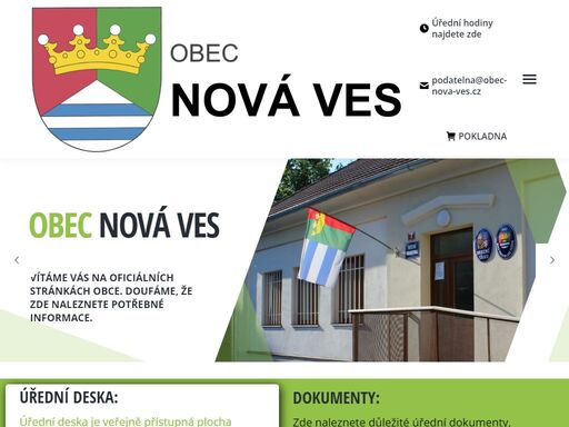 oficiální stránky obce nová ves u mladé vožice