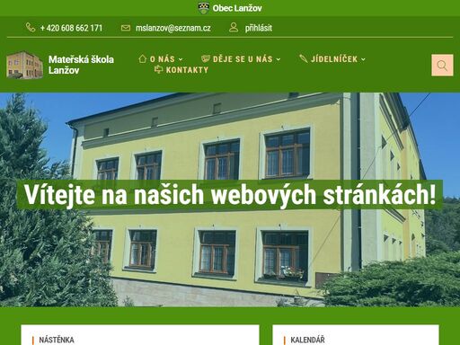  - mateřská škola lanžov