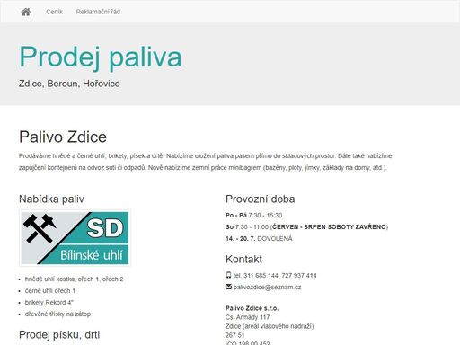 a page in : palivo zdice