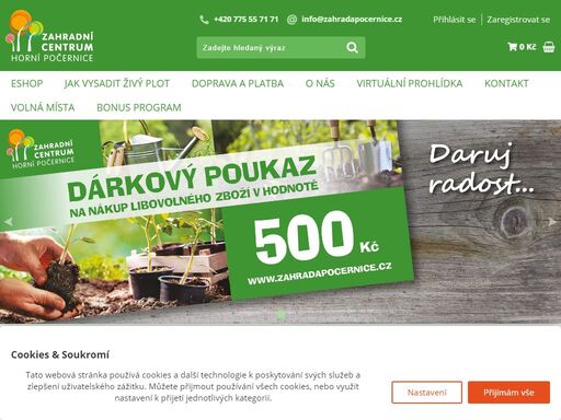 zahradní centrum praha horní počernice, specialista na živé ploty
