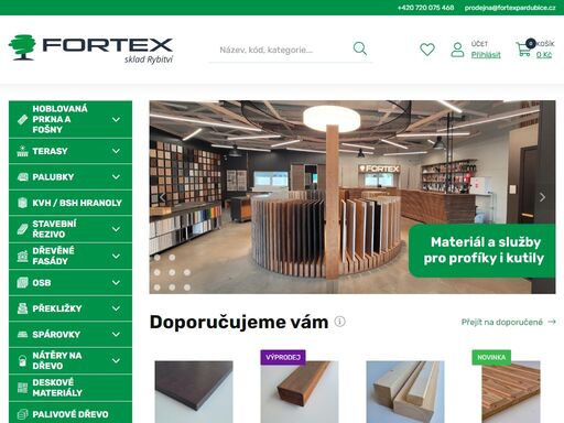fortex pardubice eshop