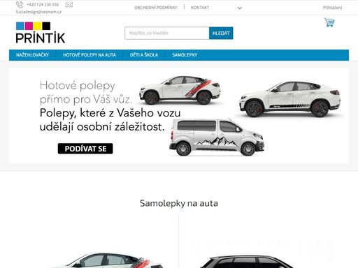 vítejte v našem obchodě. dále vám rádi pomůžeme s čímkoli v oblasti reklamy a grafiky. zajistíme vše od loga, letáků, vizitek, webu, polepu výloh či firemních vozů.
