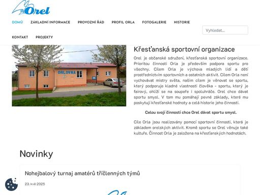 oficiální stránky křesťanské sportovní organizace orel jednota pavlice. plánované akce, výsledky, informace, fotografie.