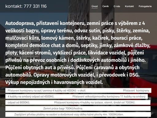 povolení k nakládání s odpady vlasníme a o odvozu odpadu, vystavíme potvrzení.