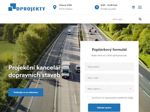 jsme projektová a inženýrská činnost v oboru dopravních staveb