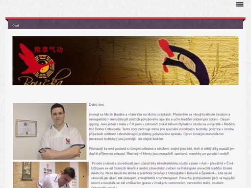 osteopatie, napravování,pohybový aparát, čínské  masáže, čínské cvičení čchikung divoké husy (qigong), čchi kung,