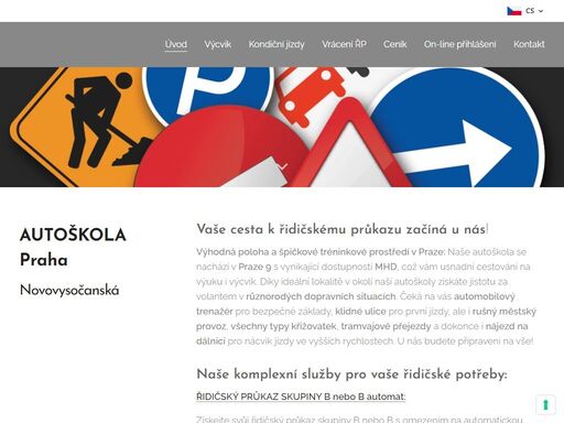 www.autoskolanovovysocanska.cz