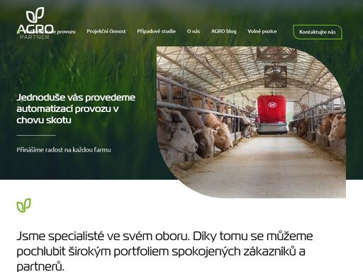 jsme průkopníci a vizionáři v oblasti stájových technologií