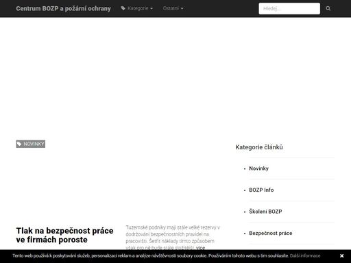 bozp centrum cz - centrum bezpečnosti práce (bozp) v české republice