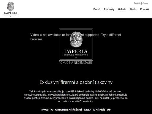 tisk exkluzivních firemních a osobních tiskovin - kvalita - originální 
řešení - kreativní přístup