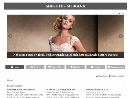 svatební šaty maggie sottero, zásnubní a snubní prsteny - největší výběr v regionu...
