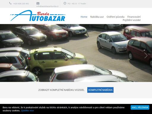 autobazar burda pardubice nabízí ojeté vozy a výkup aut a zároveň funguje jako autoservis a pneuservis.