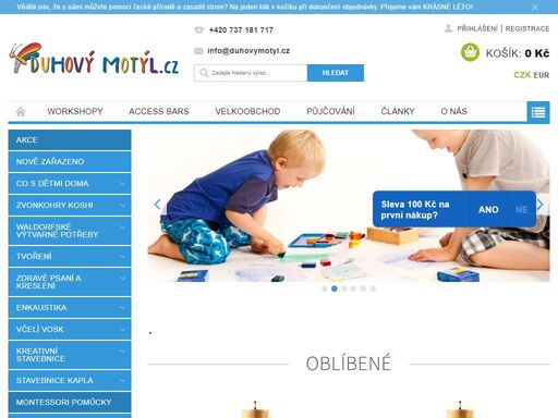 jsme alternativní český obchod inspirovaný waldorfskou a montessori pedagogikou. s výběrem vám rádi poradíme, většina zboží skladem - waldorfské bločky, koshi zvonky, mercurius, stockmar, enkaustika, hudební hračky, pentatonické auris zvonkohry, kreativní stavebnice grimms a kapla,včelí vosk, zdravé voskovky,…