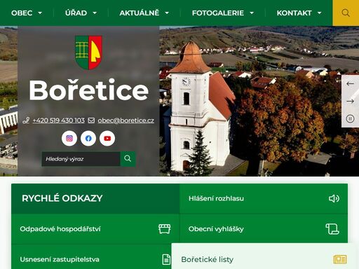 obec bořetice